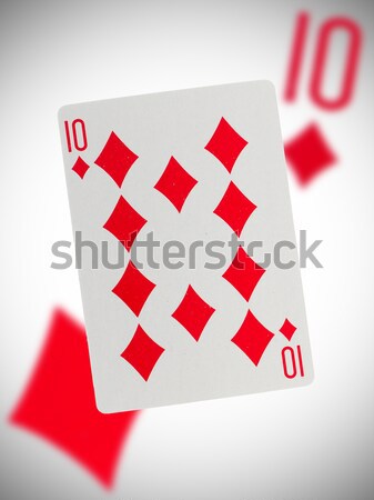 Old playing cards (royal flush)  Stock photo © michaklootwijk