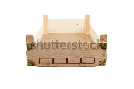 Hout cijfer etalagepop houten vak dood Stockfoto © michaklootwijk