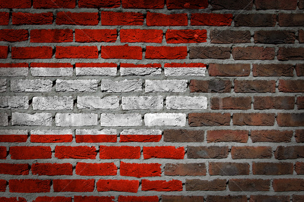 Dark brick wall - Austria Stock photo © michaklootwijk