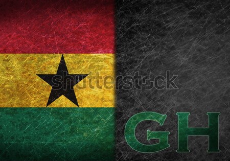Flag burning - Ghana Stock photo © michaklootwijk
