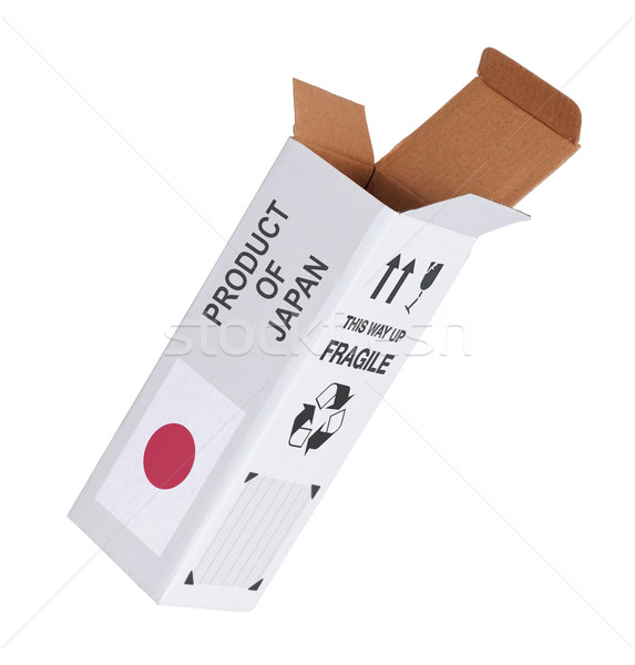 Zdjęcia stock: Eksport · produktu · Japonia · papieru · polu