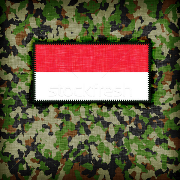 Amy camouflage uniform, Indonesia Stock photo © michaklootwijk