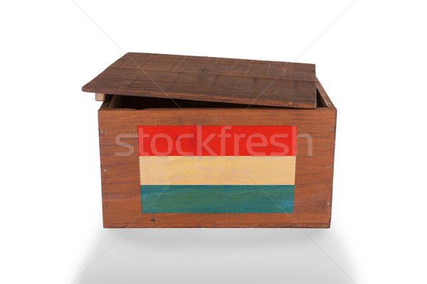 Stockfoto: Houten · geïsoleerd · witte · product · Luxemburg