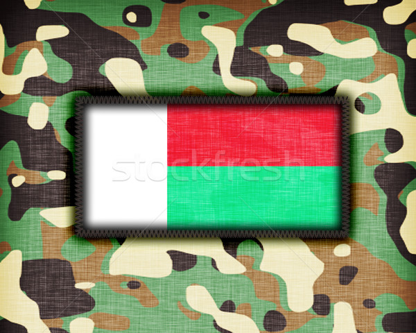 Amy camouflage uniform, Madegascar Stock photo © michaklootwijk