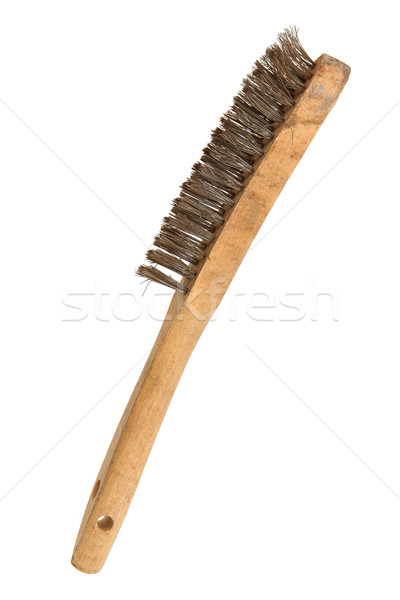 Old used wire brush Stock photo © michaklootwijk