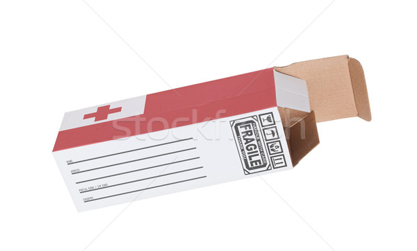 Concept of export - Product of Tonga Stock photo © michaklootwijk