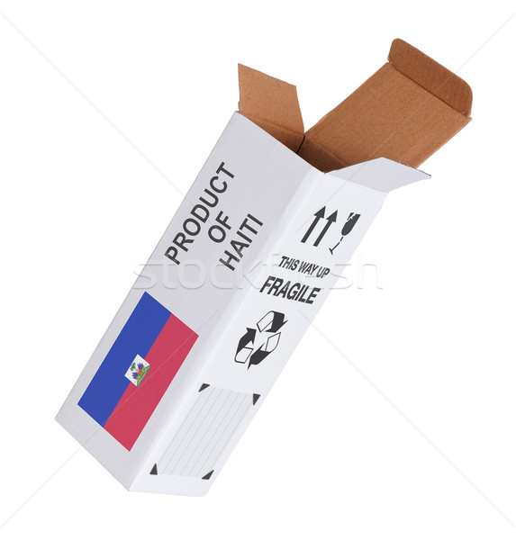 Concept of export - Product of Liechtenstein Stock photo © michaklootwijk
