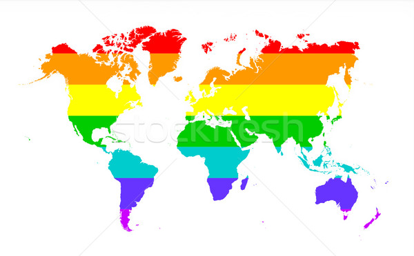 Map of world Stock photo © michaklootwijk