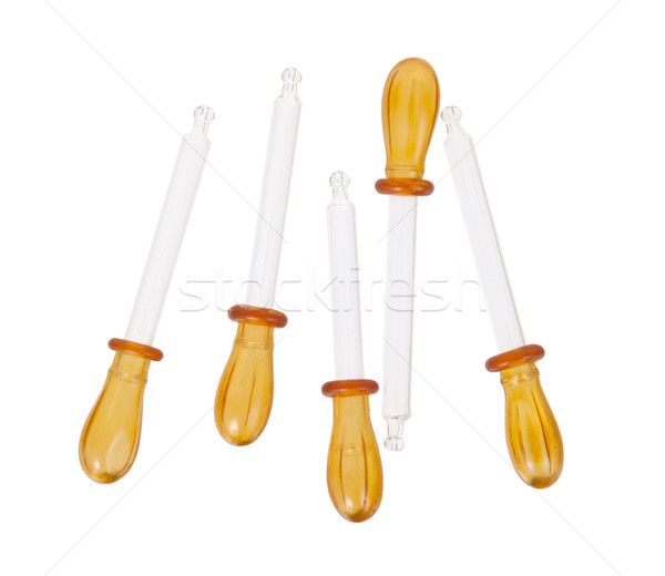 Stock photo: Chemistry apparatus - Glass pipet