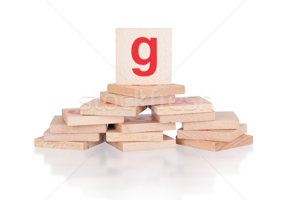 Alphabet - letter G Stock photo © michaklootwijk