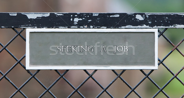 Stock photo: Seeking a job