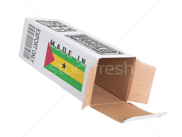 Concept of export - Product of Sao Tome and Principe Stock photo © michaklootwijk