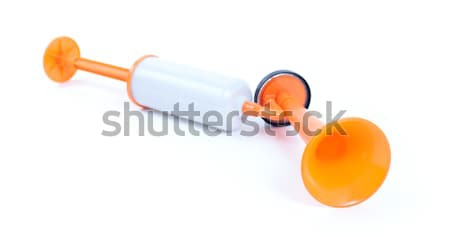 Manual air horn isolated Stock photo © michaklootwijk