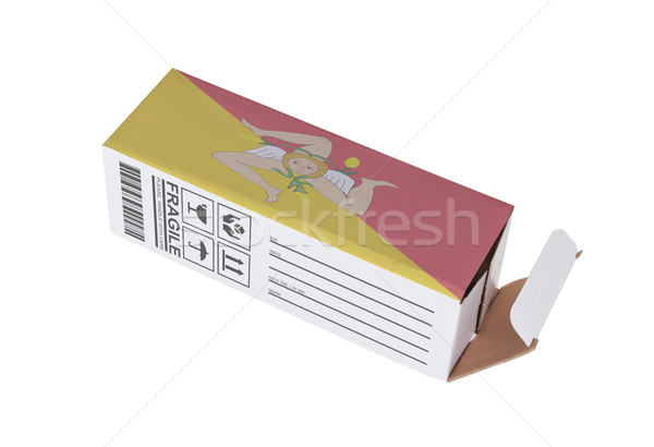Concept of export - Product of Sicily Stock photo © michaklootwijk