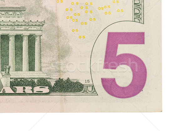 US five Dollar bill, close up  Stock photo © michaklootwijk