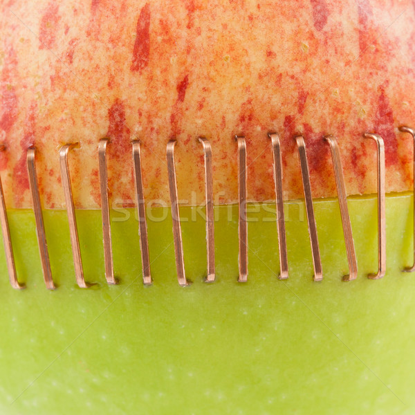 Sliced apple halves Stock photo © michaklootwijk