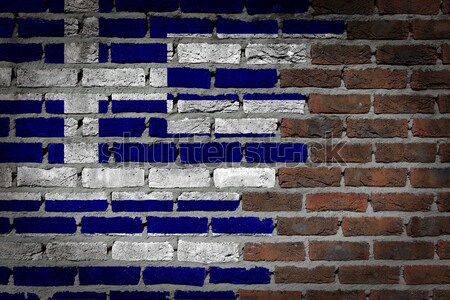 Dark brick wall - LGBT rights - Greece Stock photo © michaklootwijk