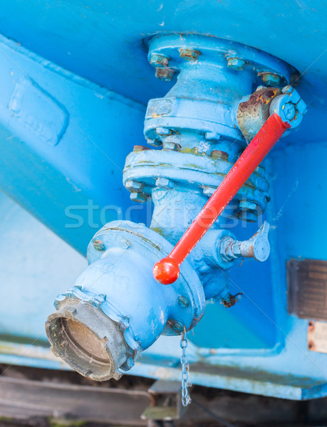 Fuel nozzle for filling up aircraft Stock photo © michaklootwijk