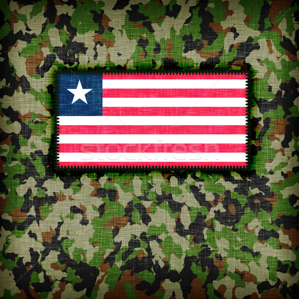 Amy camouflage uniform, Liberia Stock photo © michaklootwijk