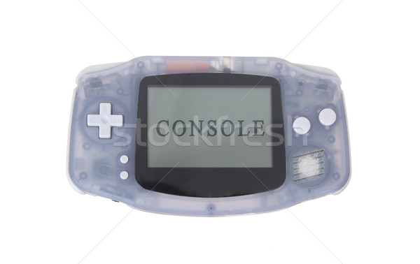 Old dirty portable game console with a small screen Stock photo © michaklootwijk
