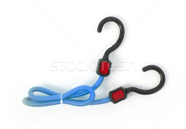 Black hook with elastic rope  Stock photo © michaklootwijk