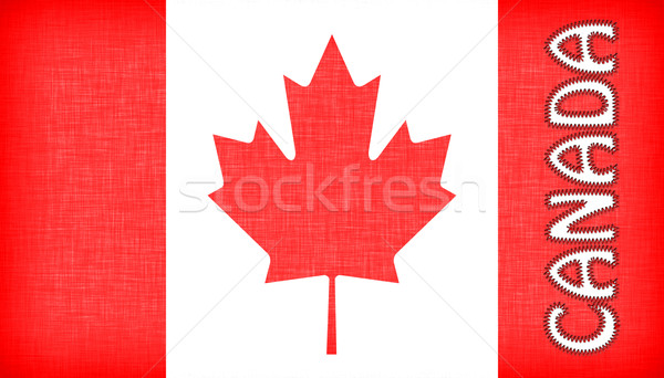 Stock photo: Flag of Canada with letters