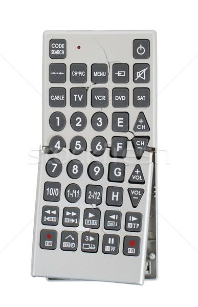 Broken old remote control tv Stock photo © michaklootwijk
