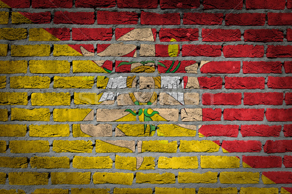 Dark brick wall - Sicily Stock photo © michaklootwijk
