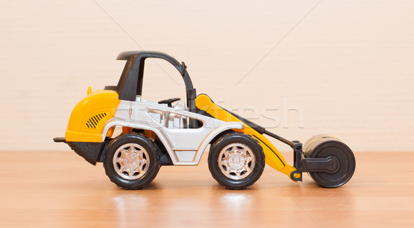 Roadword roller isolated, childrens toy Stock photo © michaklootwijk