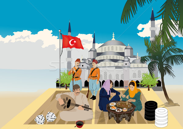 Turecki gry dzieci Zdjęcia stock © MichalEyal