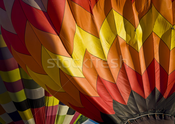 Diversão para cima fechar quente ar balões Foto stock © michelloiselle
