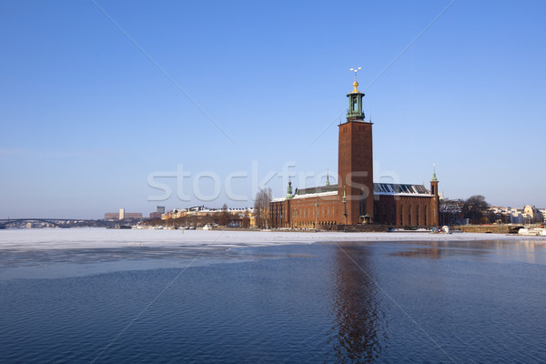 	City Hall Stockholm Stock photo © mikdam