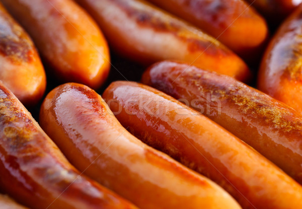 Sausages frying  Stock photo © mikdam