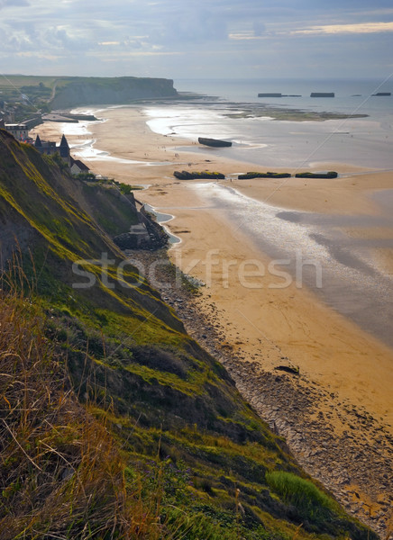 coast of Normandy Stock photo © mikdam