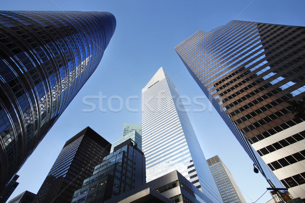New York City Gebäude nachschlagen Stock foto © mikdam