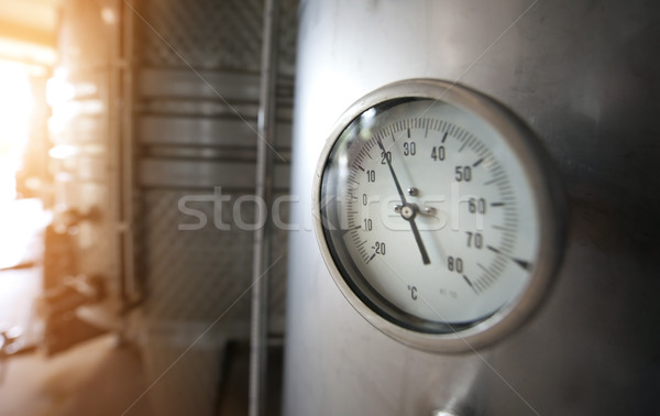 Foto stock: Bodega · presión · agua · metal · industria