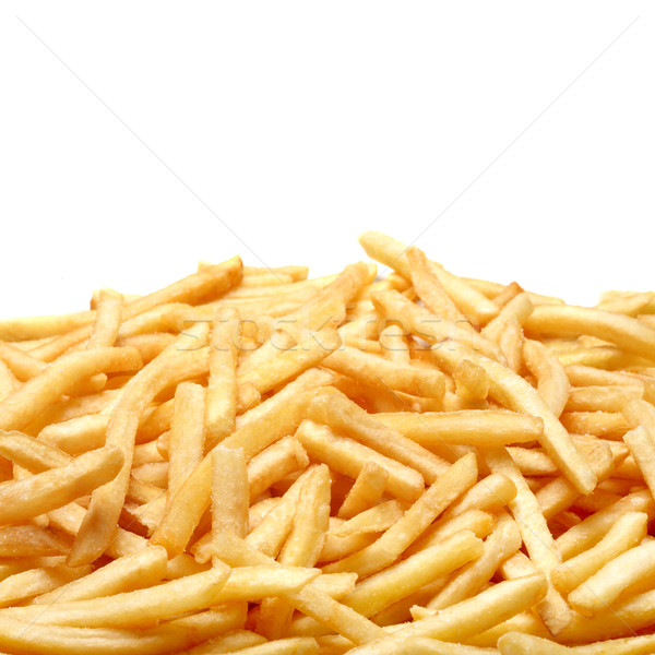 Сток-фото: картофель · фри · изолированный · белый · продовольствие · ресторан · скорости