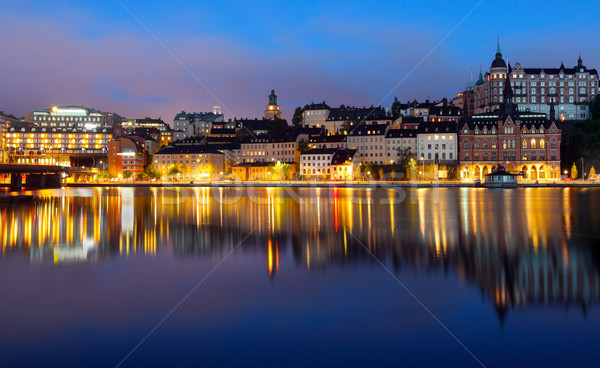 Sztokholm Szwecja budynku kościoła panoramę Europie Zdjęcia stock © mikdam