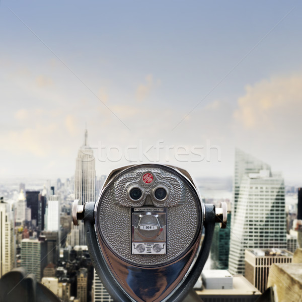 View of Manhattan skyline Stock photo © mikdam