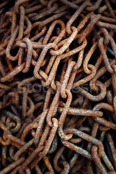Rusty chain Stock photo © mikdam