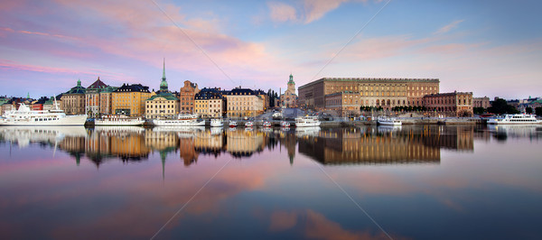 Stockholm város szépség utazás városi szín Stock fotó © mikdam