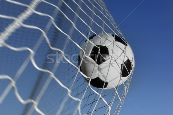 Futballabda hát gól sport labda Stock fotó © mikdam