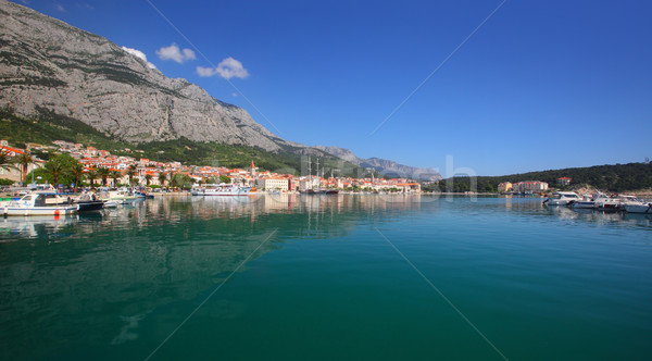 Makarska city Stock photo © mikdam