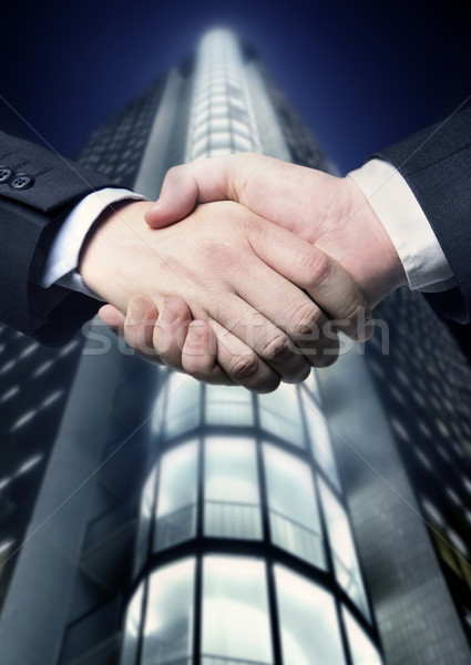 business hand shake Stock photo © mikdam