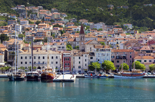 Makarska city  Stock photo © mikdam