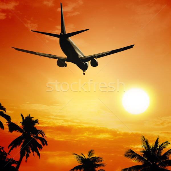 Airplane  Stock photo © mikdam