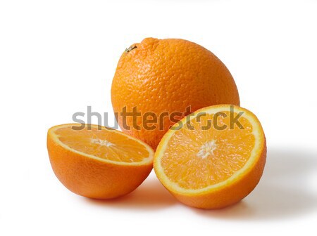 Juteuse tranche d'orange fruits orange blanche [[stock_photo]] © mike_kiev