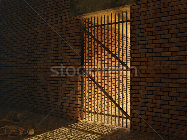Medieval prison cell Stock photo © mike_kiev