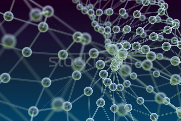 молекулярный структуры модель технологий шаблон ячейку Сток-фото © mike_kiev