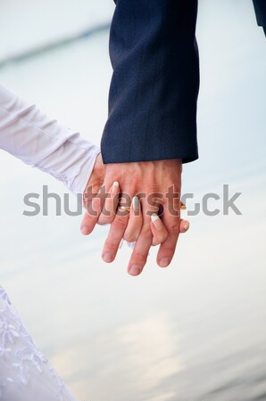 Mano manos demostración amor boda Pareja Foto stock © mikhail_ulyannik